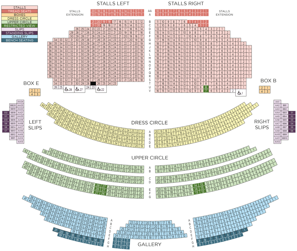 Auditorium Seating Plan 2024