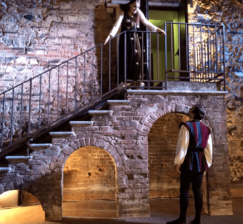 Romeo and Juliet - staged in Verona